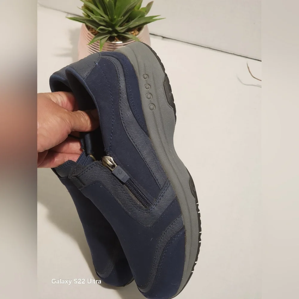 Esprit Dark Blue Slip-On Loafers - Picture 5 of 7